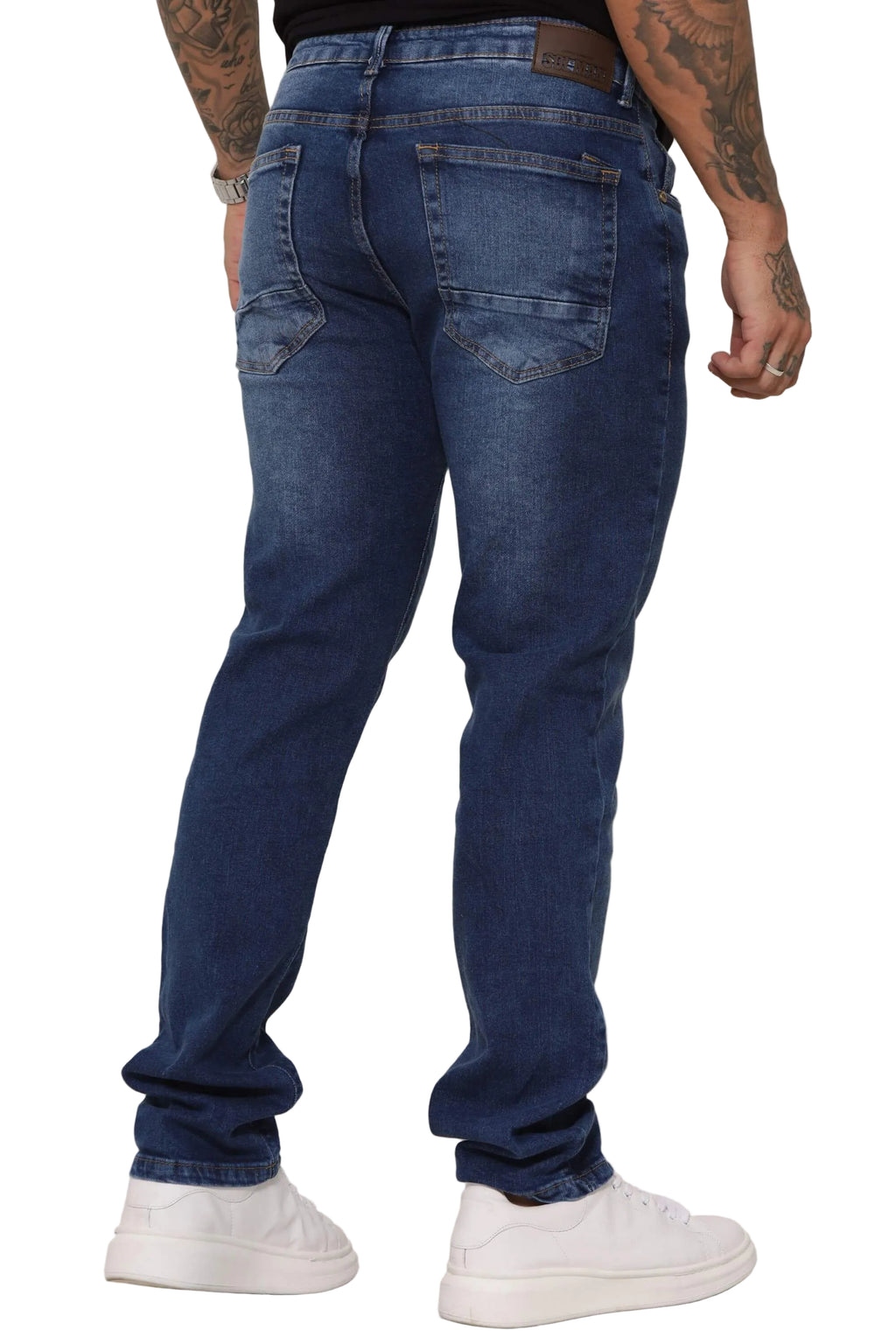 Calça Jeans masculino Slim Azul Escuro