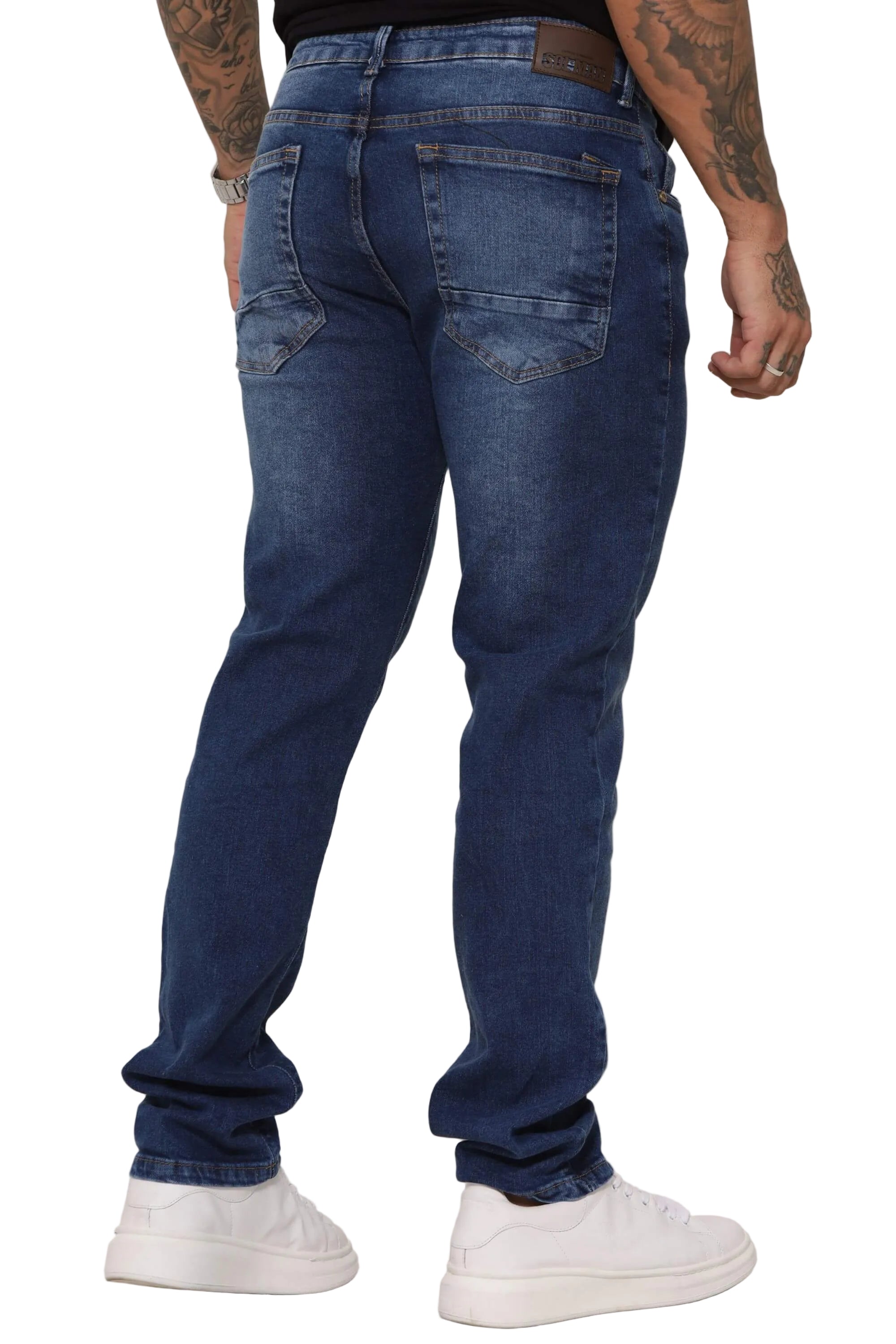 Calça Jeans masculino Slim Azul Escuro