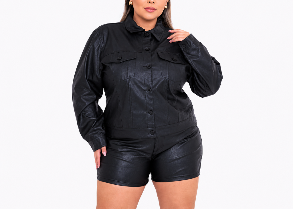 Jaqueta Feminina Plus Size Viscose