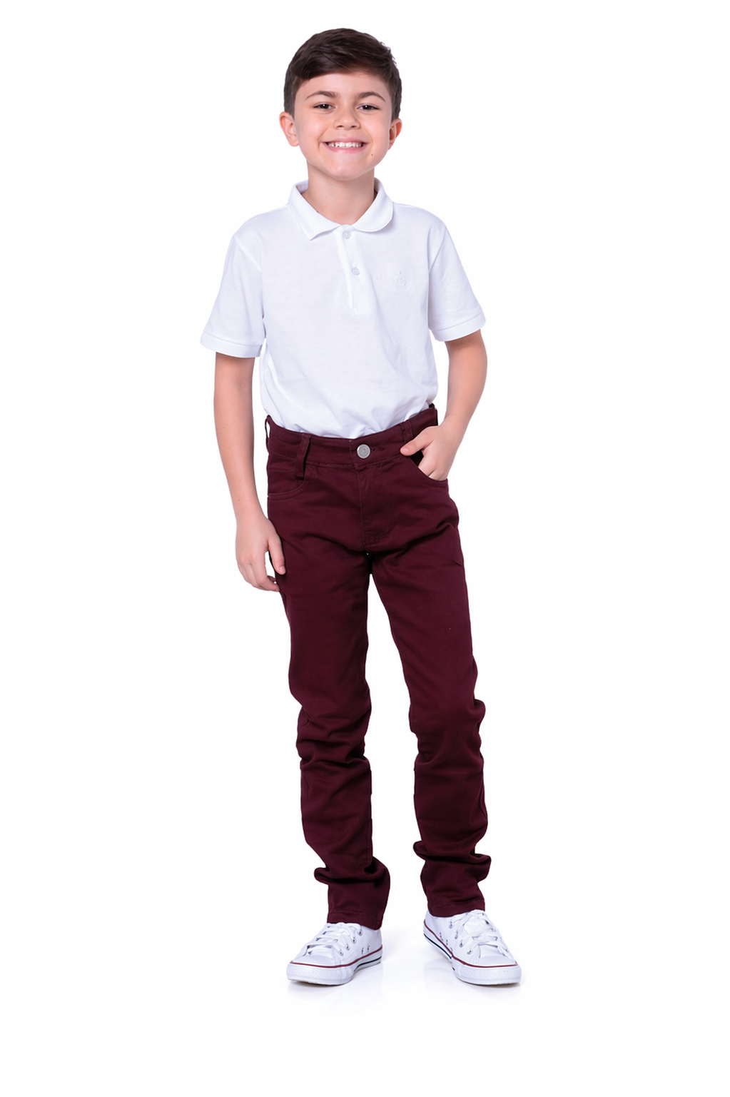 Calça Infanto Masc Sarja Premium Infantil