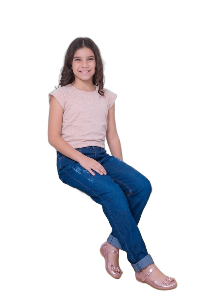 Calça Feminina Infantil Moda Kids
