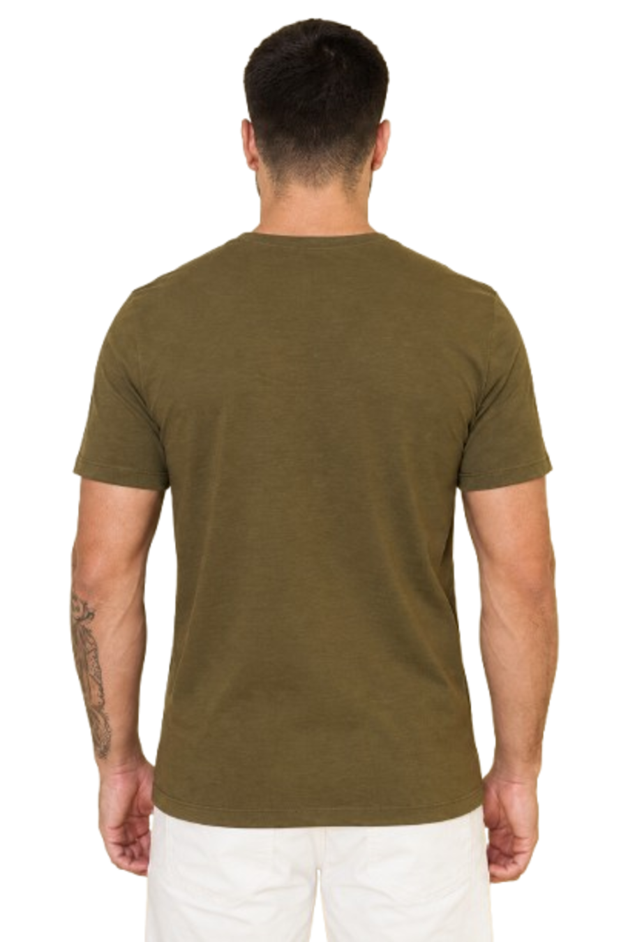 Camiseta Masculina Estampada Mountains Manga Curta Casual