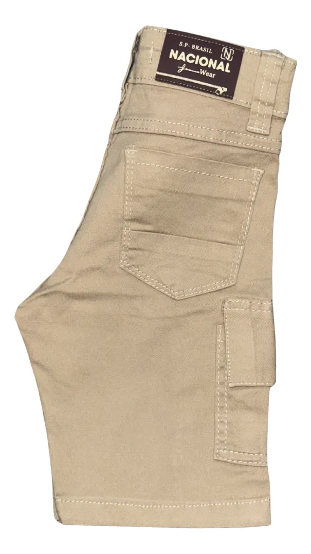 Bermuda Jeans Infanto Menino Cargo