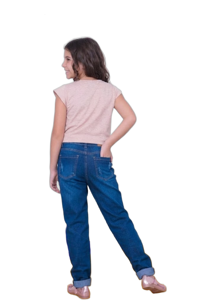 Calça Feminina Infantil Moda Kids