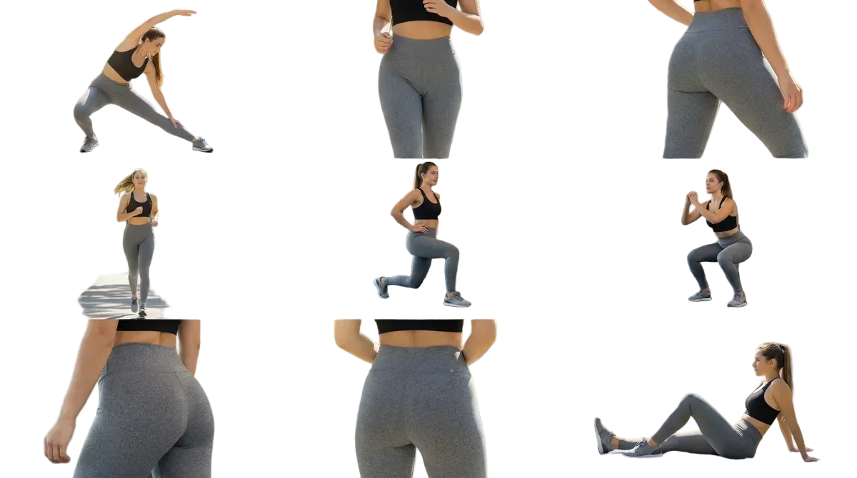 Calça Legging Fitness Academia Suplex Com Cintura Alta