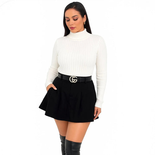 Blusa De Frio Tricot Feminina Suéter Lã Casaco Inverno Tricô
