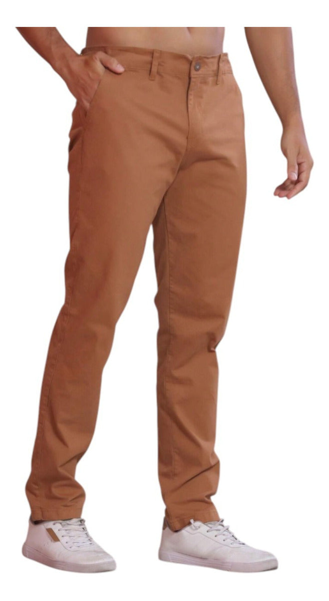 Calça Sarja Masculina Bolso Jeans Elastano Casual  Sport