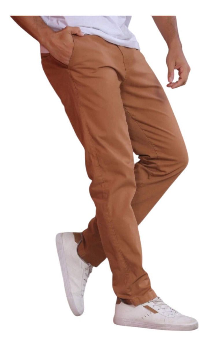 Calça Sarja Masculina Bolso Jeans Elastano Casual  Sport