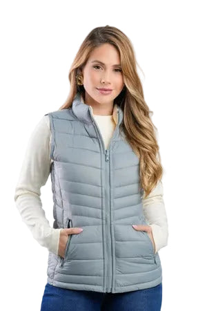 Colete Básico Feminino Puffer em Nylon KLA