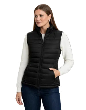Colete Básico Feminino Puffer em Nylon KLA