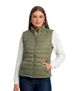 Colete Básico Feminino Puffer em Nylon KLA