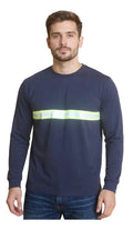Camisa De Firma Com Faixas Refletivas Unisex