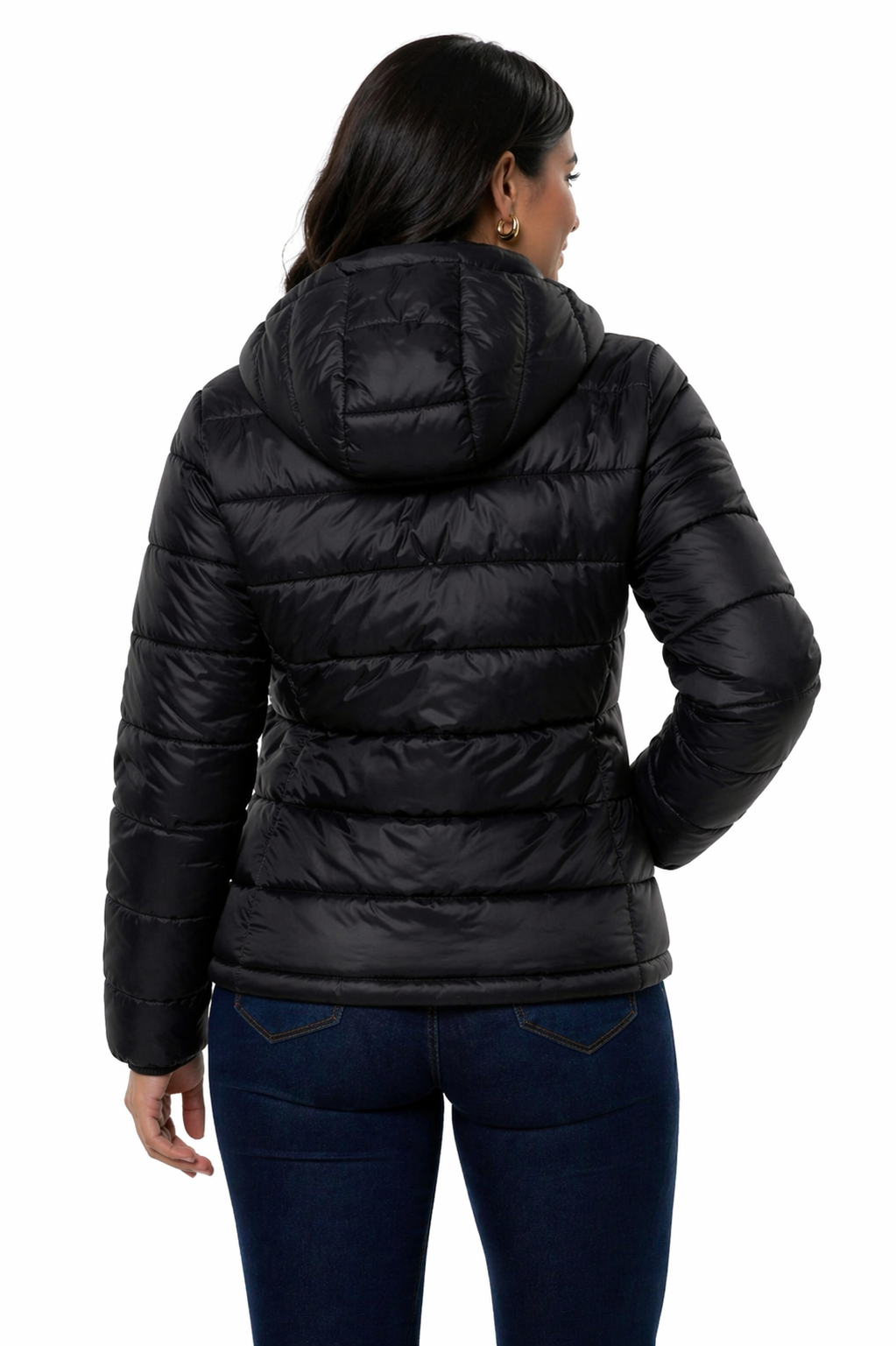 Jaqueta Feminino Nylon Puffer Plus Size