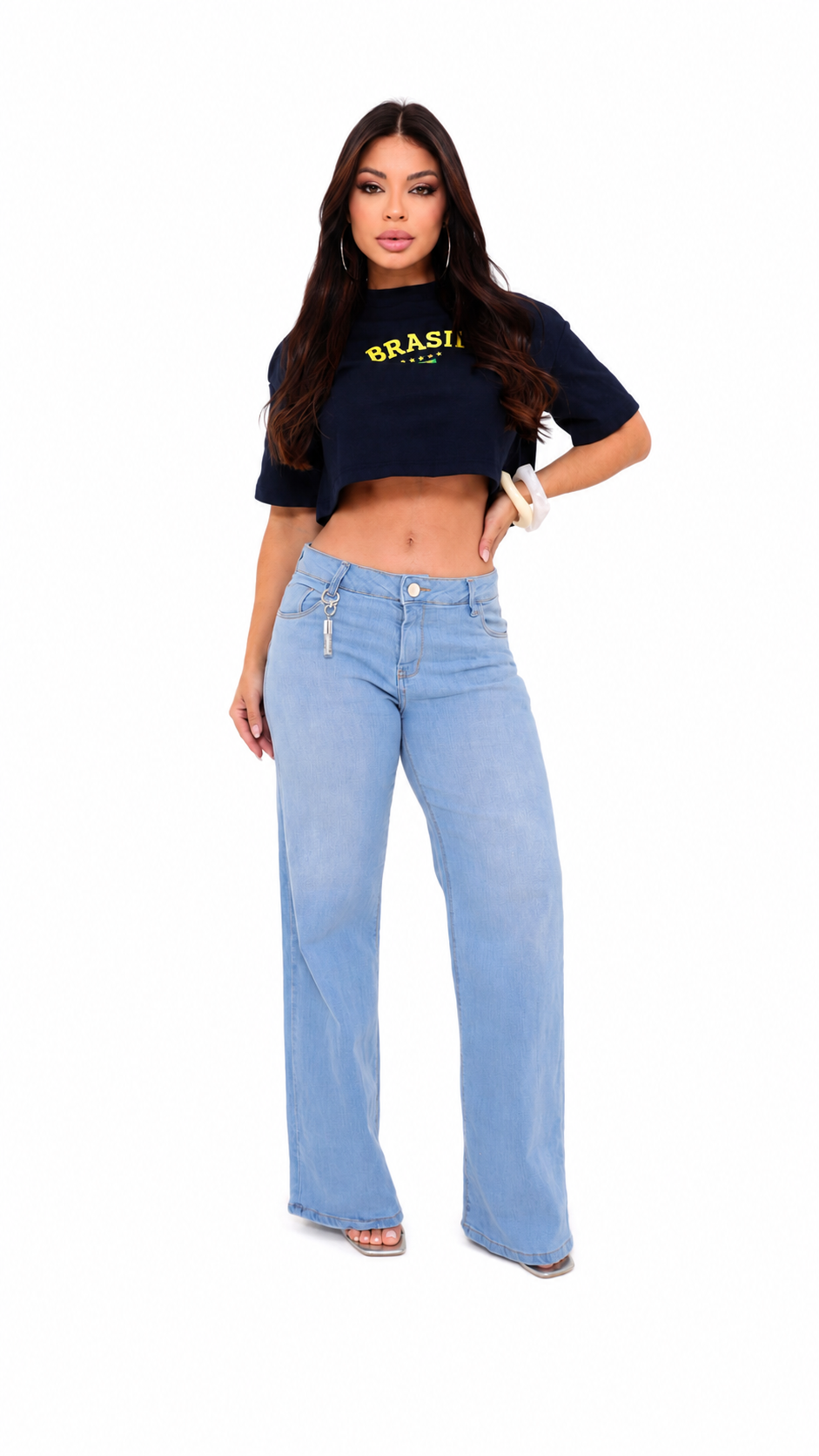 Calça Feminina Flare Com Gloss De Brinde