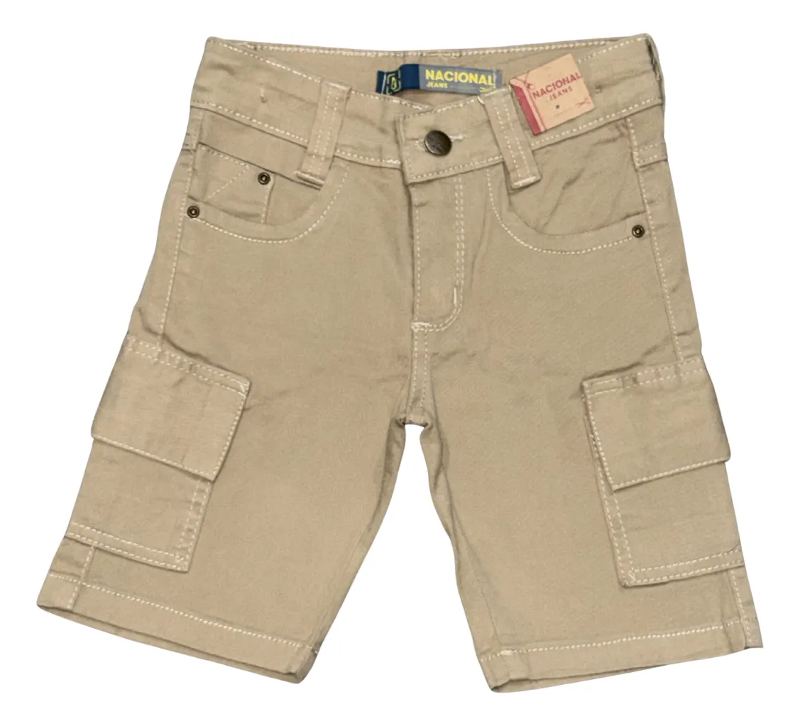 Bermuda Jeans Infanto Menino Cargo