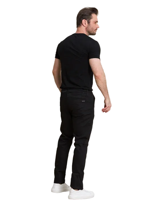 Calça Masculina Sarja Sport Fino Preta
