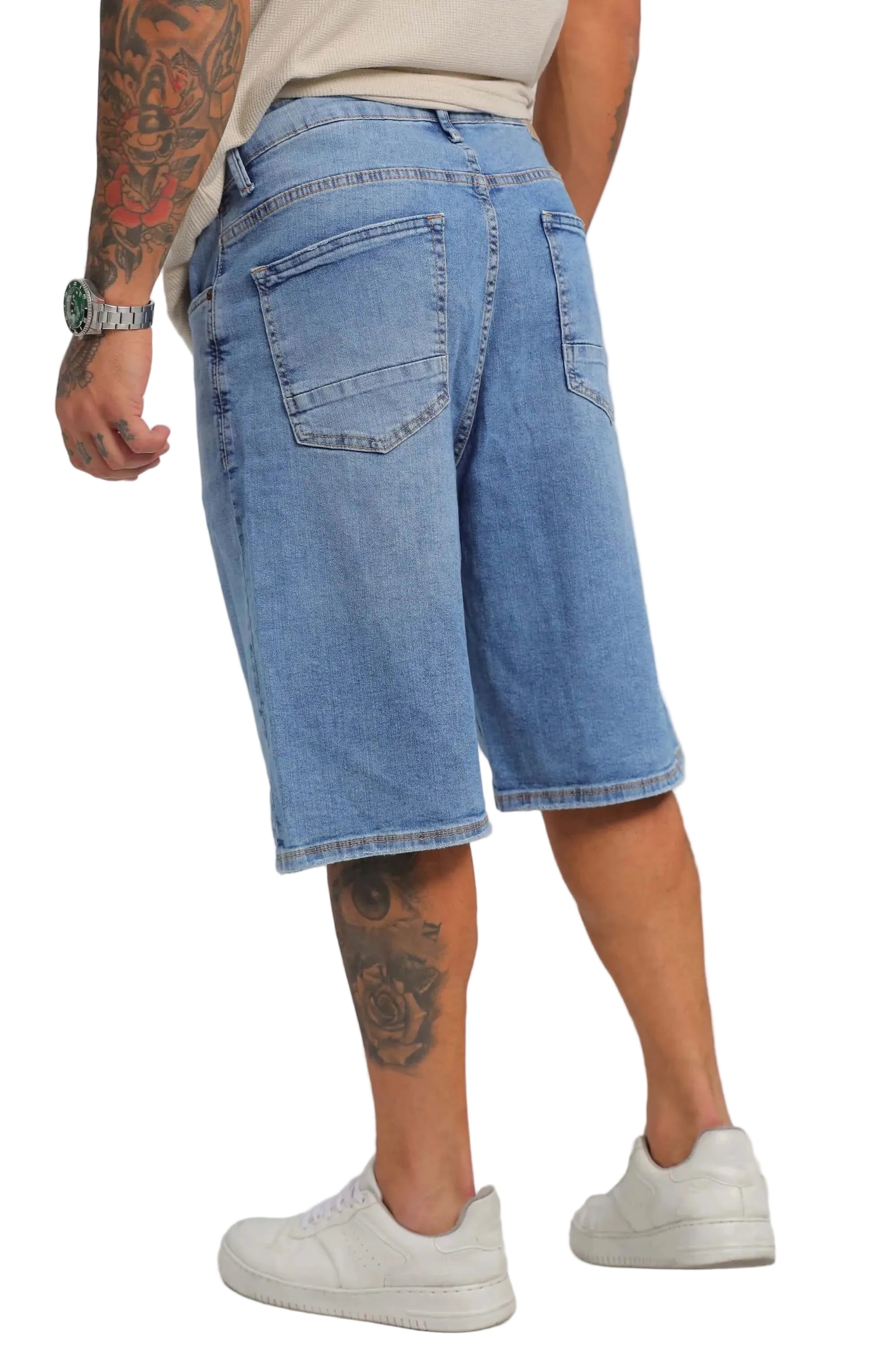 Bermuda Baggy Masculina Azul Escuro