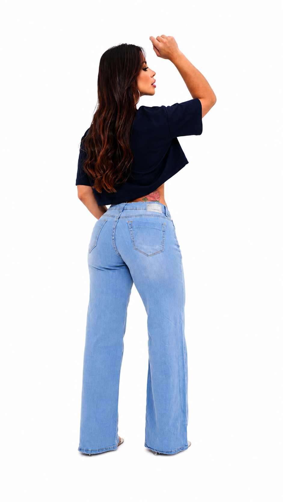 Calça Feminina Flare Com Gloss De Brinde