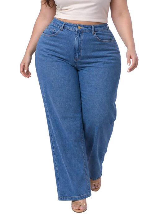 Calça Feminina Baggy Plus Size