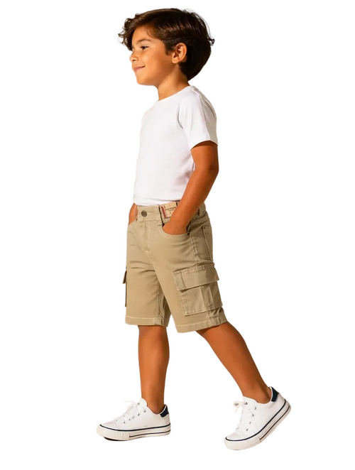 Bermuda Jeans Infanto Menino Cargo