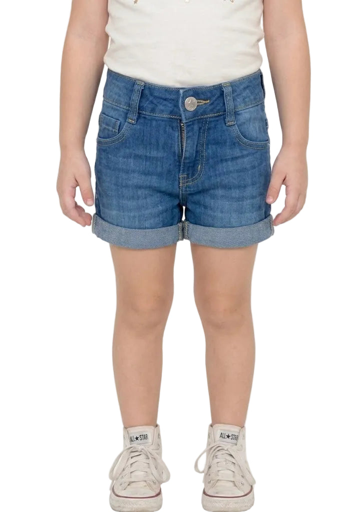 Shorts Jeans Juvenil Menina Verão Confortável