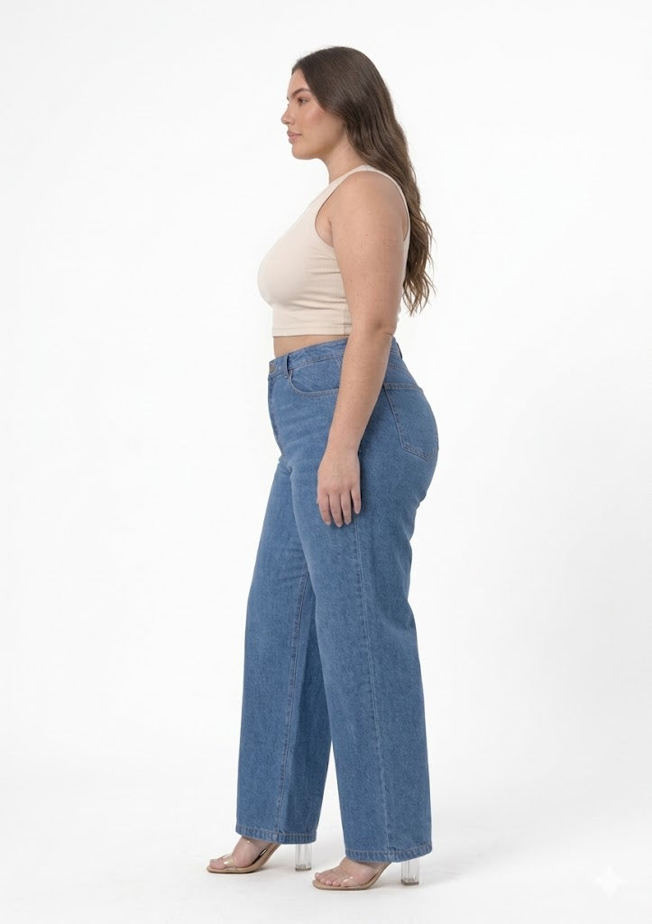 Calça Feminina Baggy Plus Size
