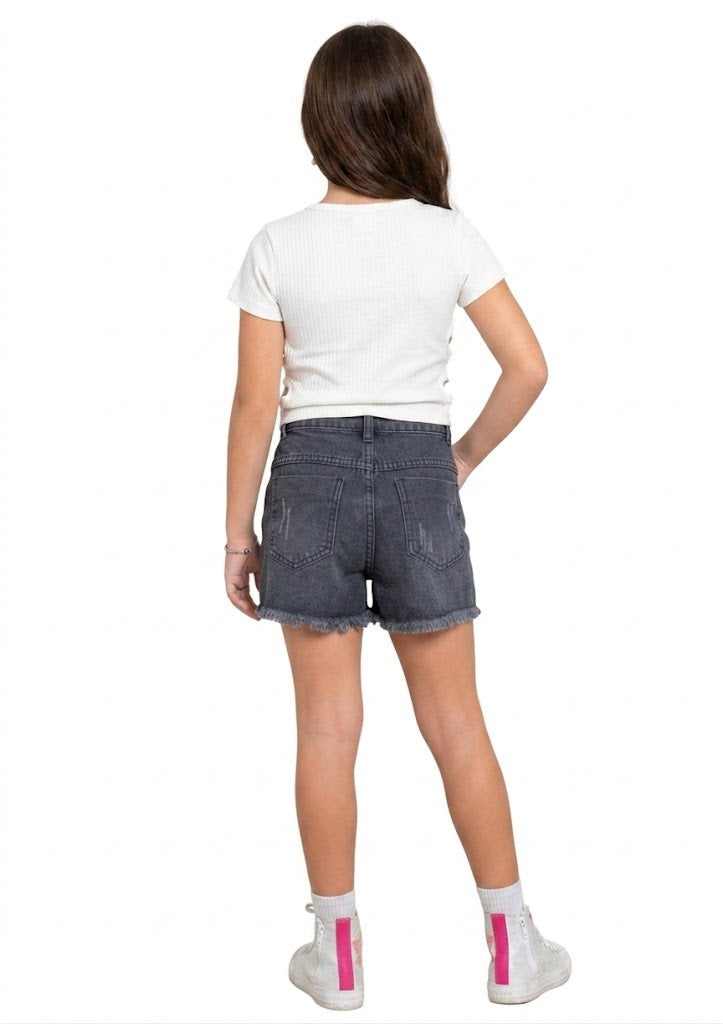Shorts Infanto Destroyed Desfiado