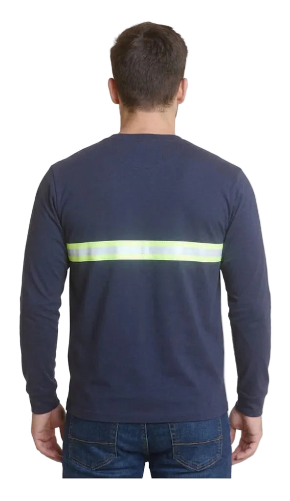 Camisa De Firma Com Faixas Refletivas Unisex