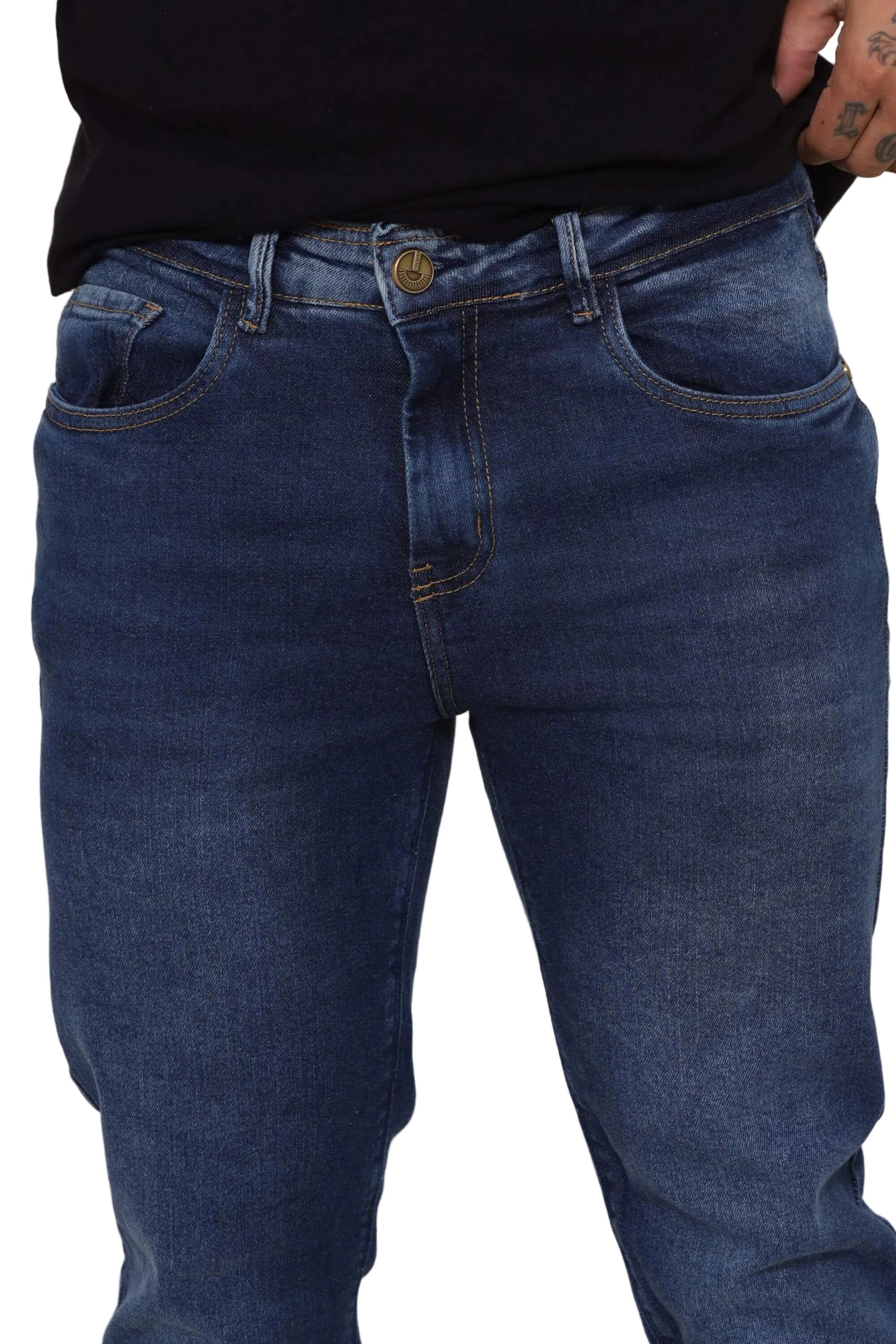 Calça Jeans masculino Slim Azul Escuro