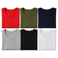 Kit 6 Camisetas Gola Redonda Basicas Femininas Casuais Sortidas