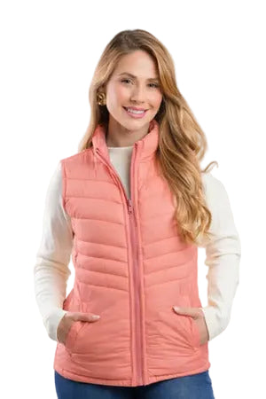 Colete Básico Feminino Puffer em Nylon KLA
