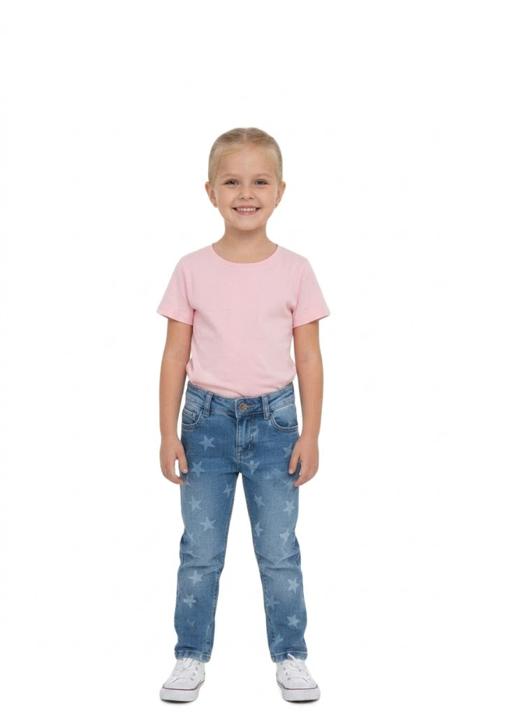 Calça Infanril Jeans Estrela Premium