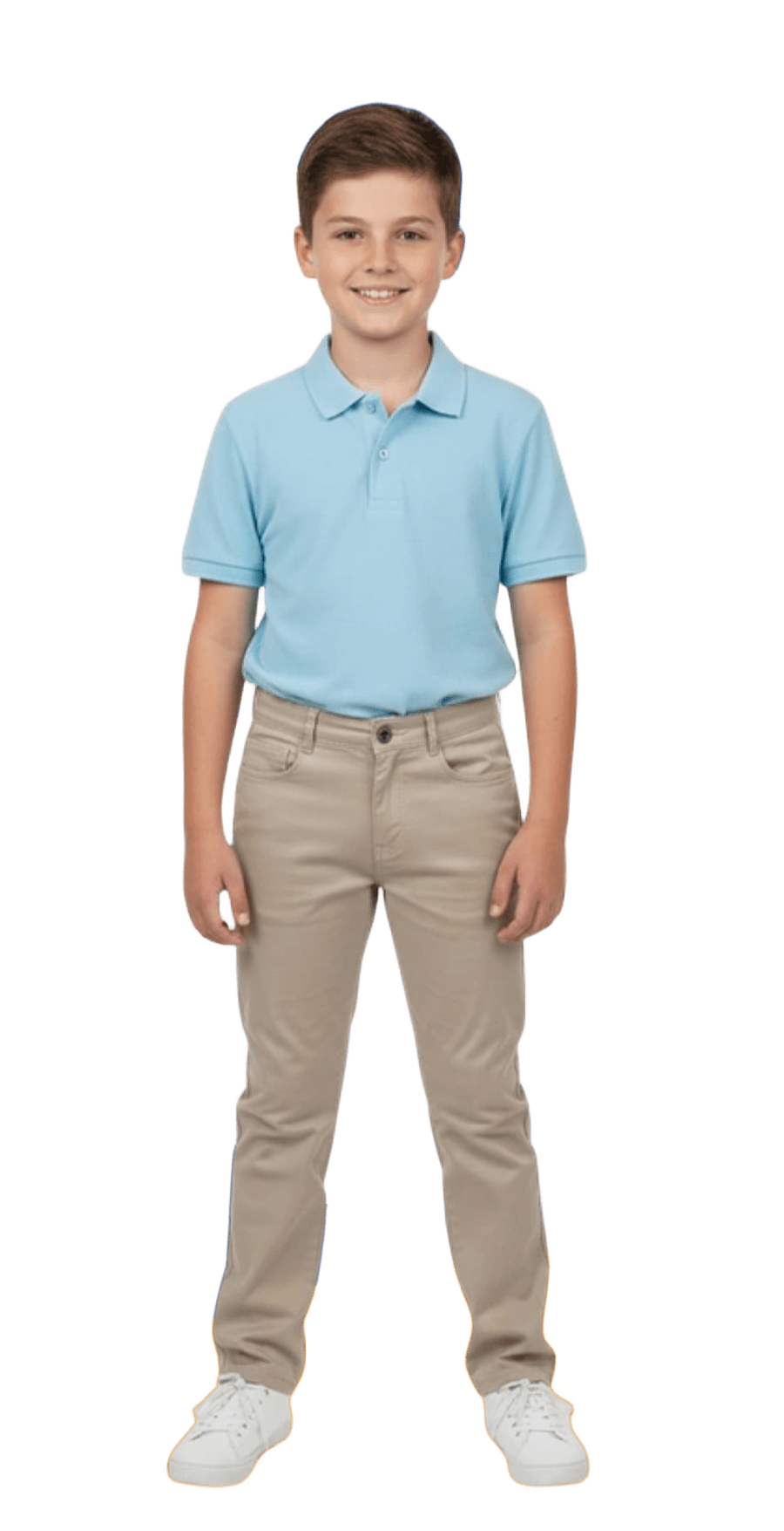 Calça Infantil Menino infantil Confortável Bege